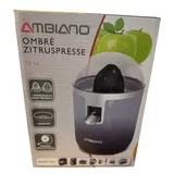 Ambiano Elektrische Zitruspresse Grau mit Tropfstopp Saftpresse 70 W 706504 Neu