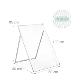 Relaxdays Durchwurfsieb 100 x 60 cm