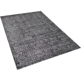 Beliani Teppich Esel Silber 160 x 230 cm