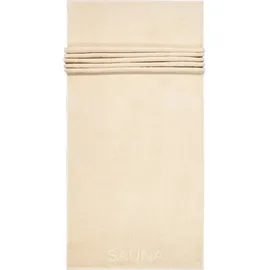 CAWÖ Pure 6501 Saunatuch 80 x 200 cm beige