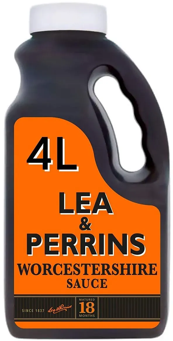 Lea & Perrins Worcestershire Sauce 4L – Großverbraucher-Kanister ideal für Catering