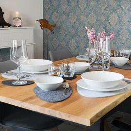 Dune Design DuneDesign Tischset Filz Platzset Untersetzer für 4 Abwaschbar Hitzefest