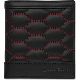 Audi Collection Audi Sport Minibörse Leder Herren Geldbörse schwarz/rot