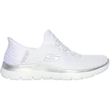SKECHERS Summits Diamond Dream Damen Weite M Weiß/Silber 40