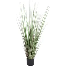 Buri Dekogras 120 cm Kunstgras Kunstpflanze Zimmerpflanze Grün Dekopflanze Deko