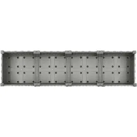 vidaXL Hochbeet 160 x 40 x 23 cm Grau