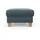 Home Affaire Polsterhocker Summer Cord 77 x 48 x 67 cm Blau/Grau