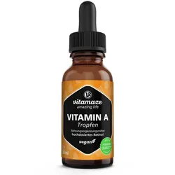 Vitamin A 500ug hochdosiert Tropfen vegan