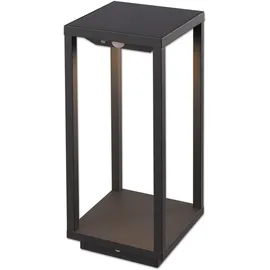 ISOLED Außenleuchte Aluminium 34,0 cm mit Bewegungsmelder schwarz