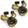 Brandson 2-Wege Verteiler 3/4 Zoll gold