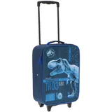 Undercover - Jurassic World Kinder Trolley - geräumiges Hauptfach - idealer Reisebegleiter - verstellbare und fixierbare Teleskopstange - Maße 46 x 32 x 16 cm