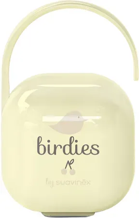 Suavinex Birdies Schnullerhalter Beige 1 Stück