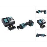Makita DCO 181 RA1 Akku Rotationsschneider 18 V 32000 U/min Brushless + 1x Akku 2,0 Ah + Ladegerät