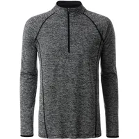 Daiber Funktionsshirt Langarm JN498 & XL black-melange/black