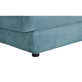 jette home Ecksofa Cord Sila ¦ türkis/petrol ¦ Maße (cm): B: 325 H: 85 T: 224.0