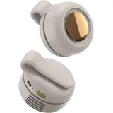 Amxcnoy Wiederaufladbarer Tragbarer Ventilator – Mini-zyklon-clip-ventilator, Freihändiger Nackenventilator Mit 3 Geschwindigkeitsstufen, Usb-c-ladeanschluss, Weiß