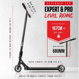 core action sports CORE ST3 Stunt-Scooter Schwarz