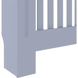 vidaXL MDF Heizkörperverkleidung Grau 78 cm