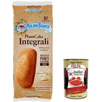 12x Mulino Bianco Plumcake Vollkorn Pflaume Snack 330g+Polpa