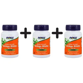 NOW Foods Ginkgo Biloba Doppelte Stärke Kapseln 50 St.