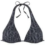 ELBSAND Triangel-Bikini-Top Damen schwarz Gr.38 Cup A/B