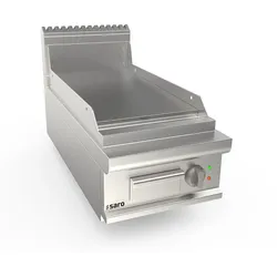 SARO Elektrogriddleplatte 400mm breit Tisch glatt Model