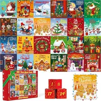 D-FantiX Puzzle Adventskalender Weihnachtspuzzle für Kinder