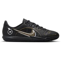NIKE Kinder Fussball-Hallenschuhe JR VAPOR 14, BLACK/METALLIC GOLD-METALLIC S, 30