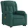 vidaXL Massagesessel mit Aufstehhilfe Polyester 92 x 98 x 0 cm Dunkelgrün