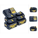 DeWalt DeWalt, DCB 1104 M4 Akku Starter Set 12 V / 18 V 4x Akku 4,0 Ah + DCB 1104 Ladegerät