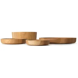 Continenta Eichenholz Servierschale Beige 20 cm