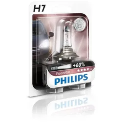 Glühlampe Halogen PHILIPS H7 VisionPlus 12V, 55W, 1 Stück