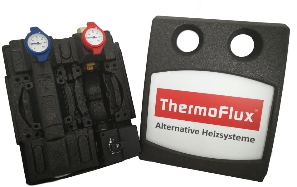 ThermoFlux Pumpengruppe ohne Pumpe | für gemischte Heizkreise