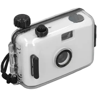 35 mm Filmkamera, Wiederverwendbare Retro Kamera mit 28 mm Objektiv F/9, 1/100 Sekunden Verschluss, Eingebautem Blitz, Kompaktkamera mit Wasserdichtem Gehäuse, für Schnorcheln