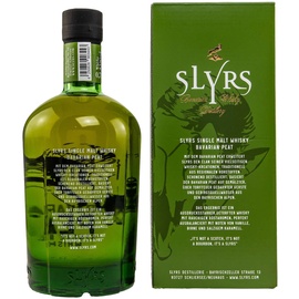 Slyrs Bavarian Peat Single Malt Whisky 43% Vol. 0,7l in Geschenkbox