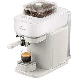 Philips Baristina Espressomaschine BAR320/00 mit Bean Swap Naturweiß / Weiß