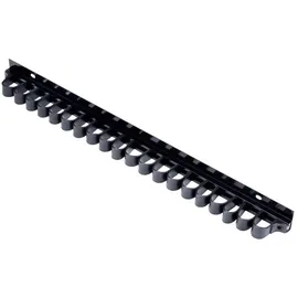 TOOLCRAFT Werkzeughalter Aluminium 439 x 29 x 40 mm schwarz