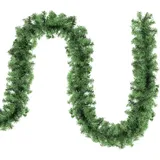 10m Weihnachtsgirlande Außen Innen Weihnachtsdekoration, Tannengirlande Weihnachten Weihnachtsdeko, Kunstgirlande Tanne, Girlande Deko Party