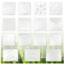 HEXIM Deckenpaneel Goliat Natur 2 St. 50 x 50 cm