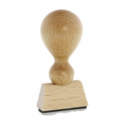 Holzstempel (30x10 mm - 2 Zeilen)