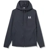 Under Armour Rival Woven Windjacke - Black / Black / White - S