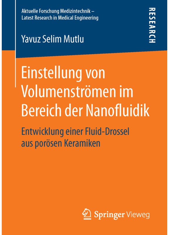Einstellung Von Volumenströmen Im Bereich Der Nanofluidik - Yavuz Selim Mutlu, Kartoniert (TB)