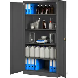 Jan Nowak C001H Aktenschrank 195 cm x 90 cm x 40 cm Anthrazit