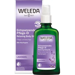 Weleda Körperöl Lavendel Pflege-Öl pflegt, entspannt & beruhigt mit echtem ätherischem Lavendelöl Öl 100 ml Unisex 100 ml Öl