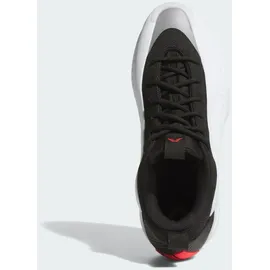 adidas Anthony Edwards 1 Low, Basketballschuh - cloud white/core black/lucid red 43 1/3