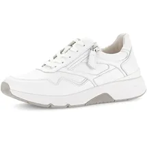 Gabor Damen Low-Top Sneaker, Frauen Halbschuhe,schnürschuhe,schnürer,Ugly Sneaker,Chunky Sneaker,dad Shoes,straßenschuhe,Weiss,37 EU / 4 UK - 37 EU