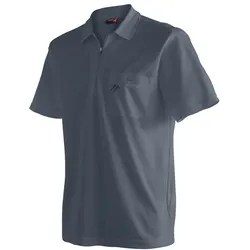 Maier Sports Wander-/Freizeit Polo Arwin 2.0 (atmungsaktiv, schnell trocknend) graphitegrau Herren