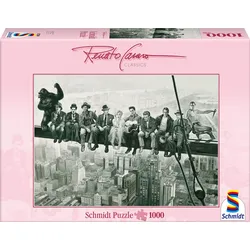 Schmidt Spiele - Puzzle - Panorama Renato Casaro - Drehpause, 1000 Teile