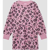 s.Oliver Kurzes Sweatkleid aus Baumwollmix mit All-over-Print - 122