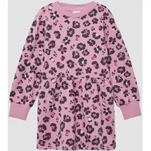 s.Oliver Kurzes Sweatkleid aus Baumwollmix mit All-over-Print - 122